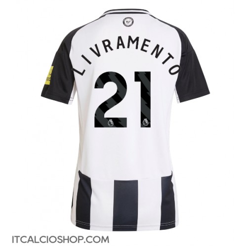 Newcastle United Tino Livramento #21 Prima Maglia Femmina 2024-25 Manica Corta